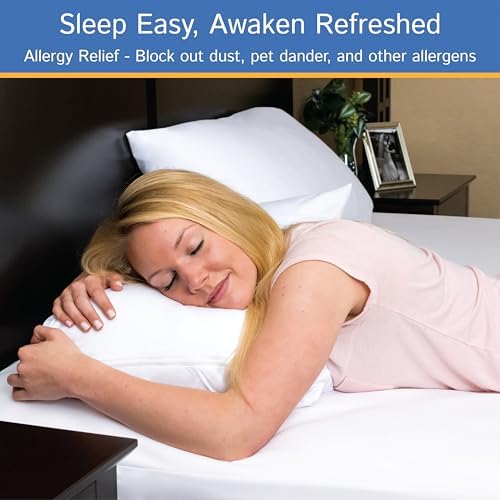 Four Seasons Essentials Queen Mattress Protector 8-11 Deep Zippered Waterproof Encasement