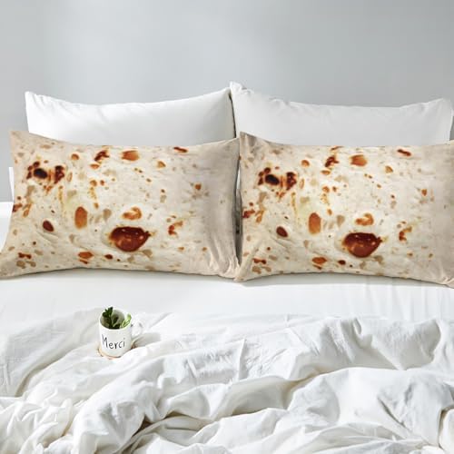 Feelyou Burrito Bedding Set Ultra Soft 3D Print 3Pcs