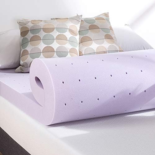Mellow 4 Inch Ventilated Memory Foam Mattress Topper Queen 1