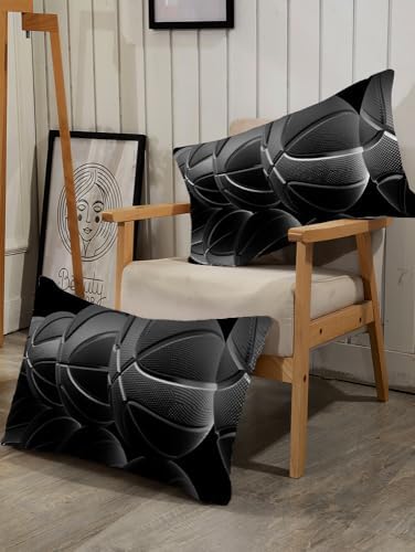 Kxry Black Basketball Comforter Set Full Size