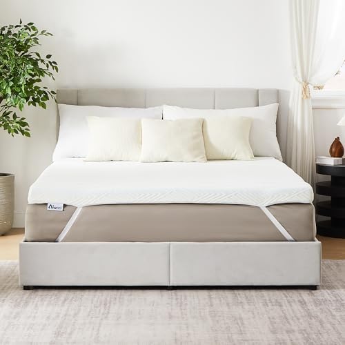Aiwees 3 Inch Twin XL Mattress Topper with Cooling Memory Foam