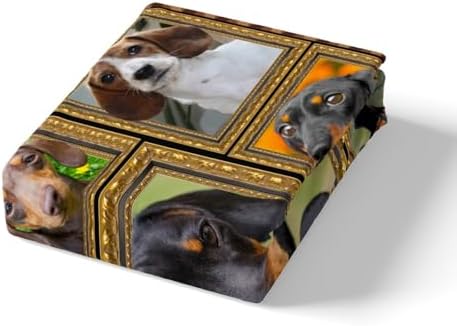 Feelyou Dachshund Duvet Cover Set 3Pcs