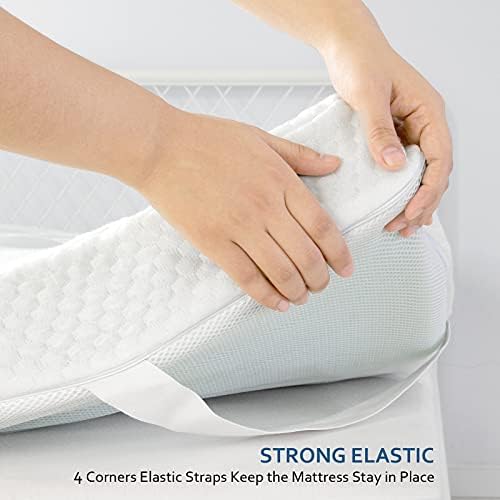 Moonsea Bamboo Viscose Mattress Topper Cover for Queen Size