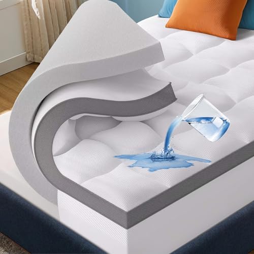 Bedsure 4 Inch Memory Foam Mattress Topper Full Size