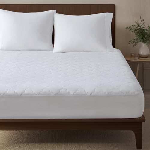 Sleep Philosophy Twin Mattress Pad - Cotton Breathable Quilted Protector