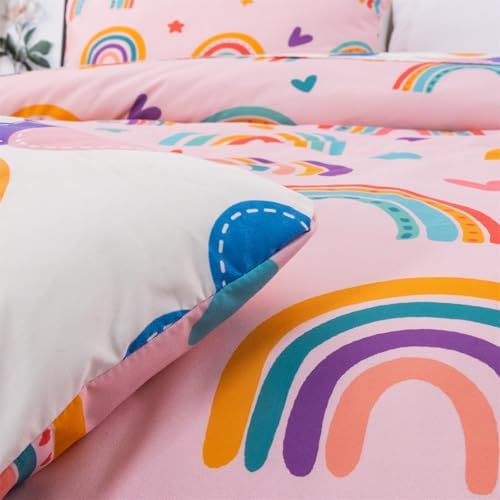 Holawakaka Boho Rainbow Bed in a Bag Set for Girls