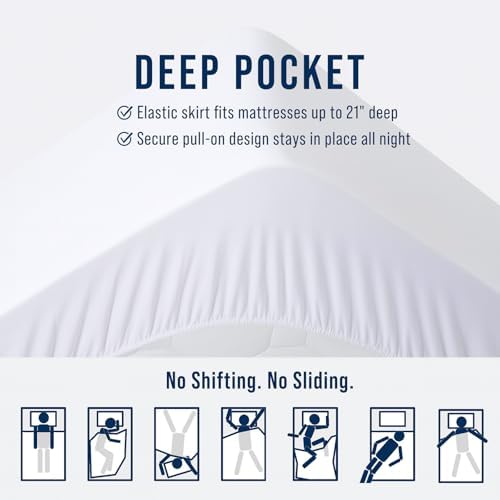 OLANLY Twin Quilted Mattress Pad with Deep Pocket