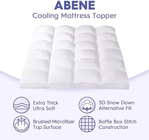 ABENE King Size Mattress Topper for Back Pain Relief