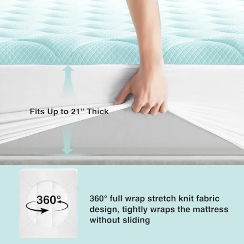 Novilla Cooling Mattress Topper King Size