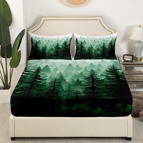 Feelyou Fog Forest Sheets 4Pcs Set