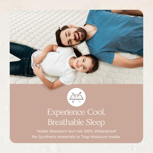 Whisper Organics 100 Organic Mattress Pad Cal King