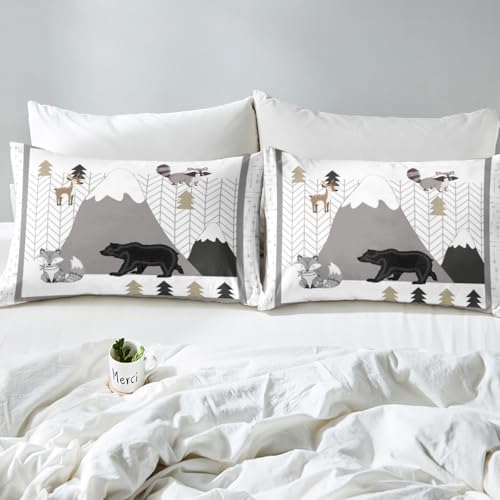 Castle Fairy Cute Animal Kids Bed Sheet Set