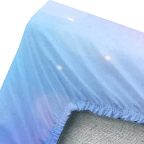 UEVBF Axolotl Cartoon Bed Set Twin Fitted Sheet Set