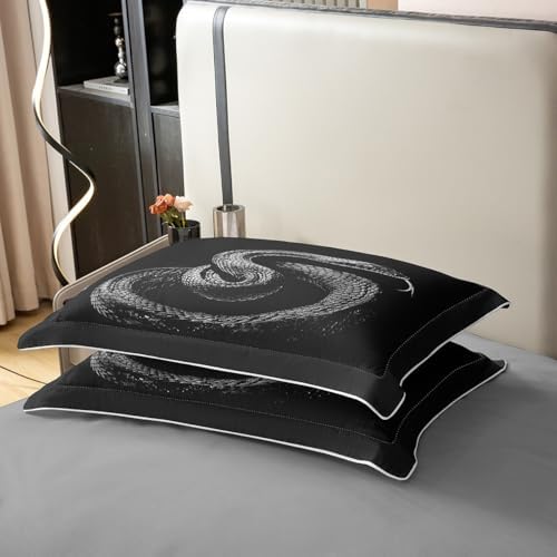 Feelyou 3D Snake Cotton Duvet Cover Set Queen Size