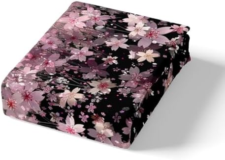 Feelyou Cherry Blossoms Fitted Sheet Set Twin Size Kids