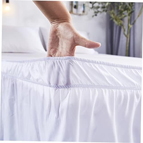 Elastic Dust Bed Skirt with Pleated Design