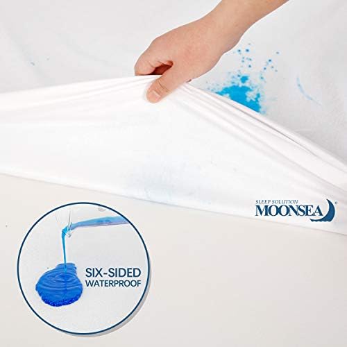Moonsea Twin XL Mattress Encasement with Zipper and Terry Surface