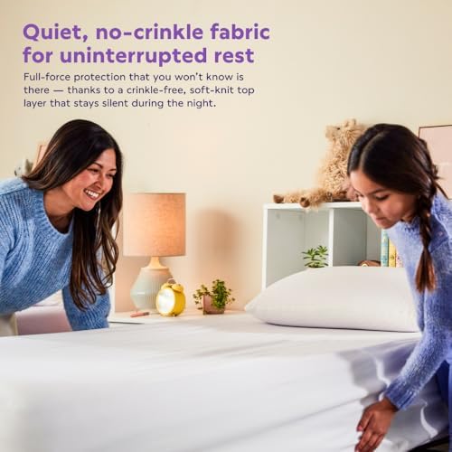 Purple Waterproof Mattress Protector Queen Size 1