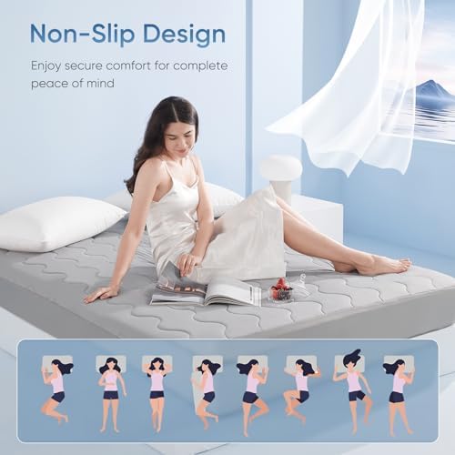 Elegear Queen Cooling Mattress Pad with TriSupport 3D Tech