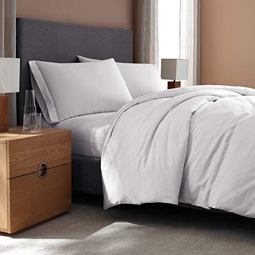 H by Frette Sateen Standard Bed Bundle Twin - All-White Luxury Bedding Set