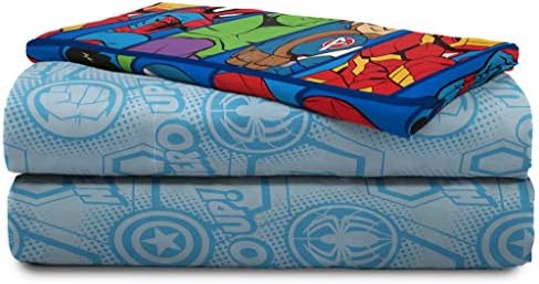 Jay Franco Marvel Super Hero Adventures 4Piece Toddler Bed Set 1