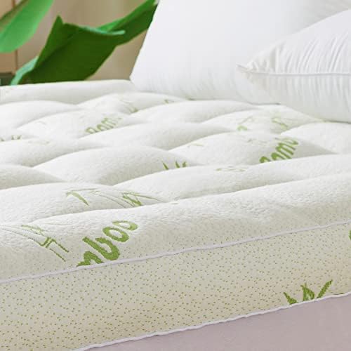 NALUKA Bamboo Viscose Mattress Topper King Size 1