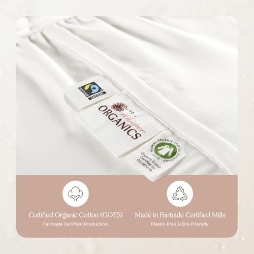 Whisper Organics 100 Cotton Mattress Pad Twin XL