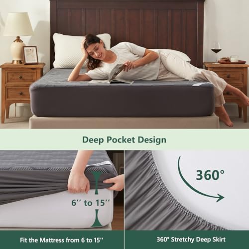 FELTYBED King Size Waterproof Mattress Protector