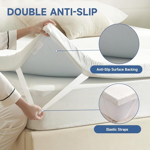 Eiayeebil 2 Inch Memory Foam Mattress Topper Twin XL