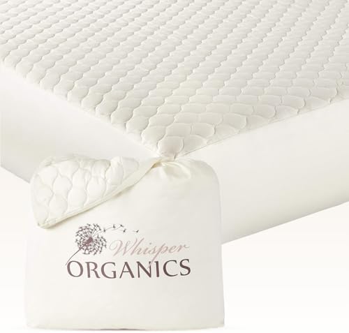 Whisper Organics 100 Organic Mattress Pad Cal King