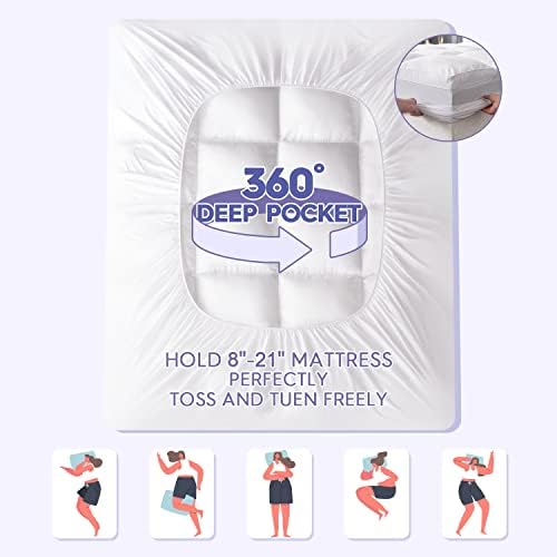 ABENE King Size Mattress Topper for Back Pain Relief