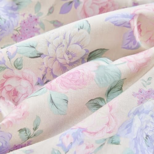 Joyreap 3Pcs Floral Cotton Comforter Set for Girls 1