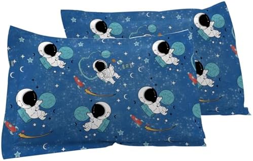NiuOne Astronaut Galaxy Twin Sheet Set