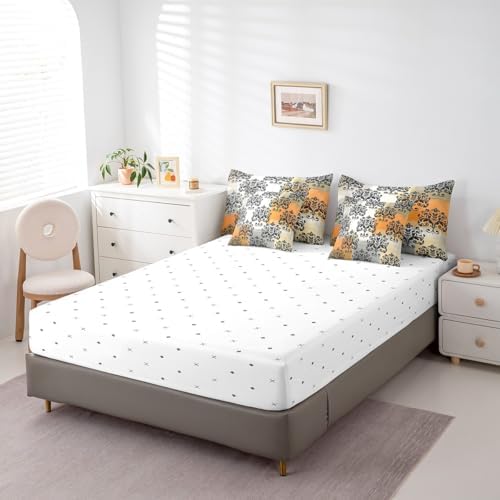 Erosebridal Abstract Art Bedding Set Twin Size 7 Pieces