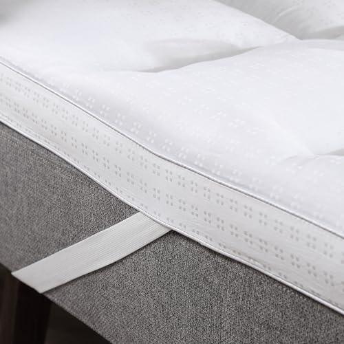 CirclesHome White Futon Mattress Topper - Full Size 54x75x3 1