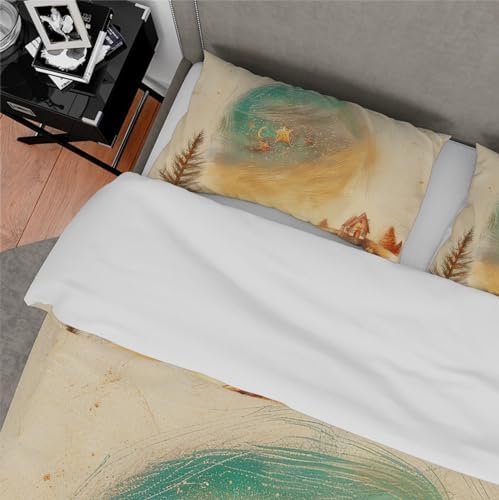 Fairy Tale Kids Duvet Cover Set Twin XL 3pc with Zipper