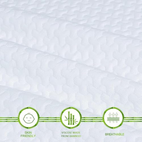 Coldwind Mattress Topper Cover Twin XL 3 Inch Cooling Rayon