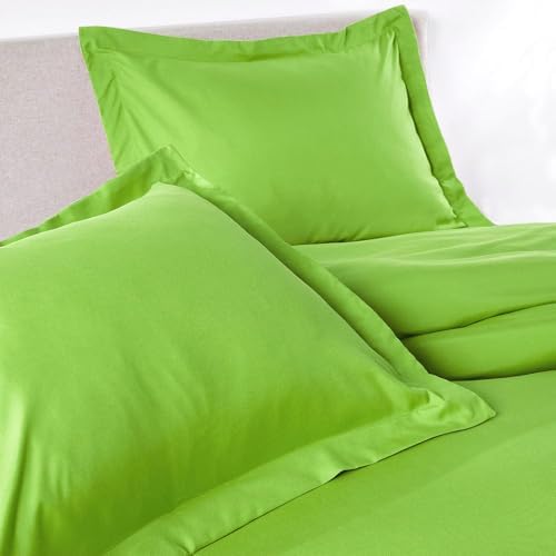 PeachSkinSheets Soft Cooling Duvet Cover Set KingCalifornia King - Tropical Lime