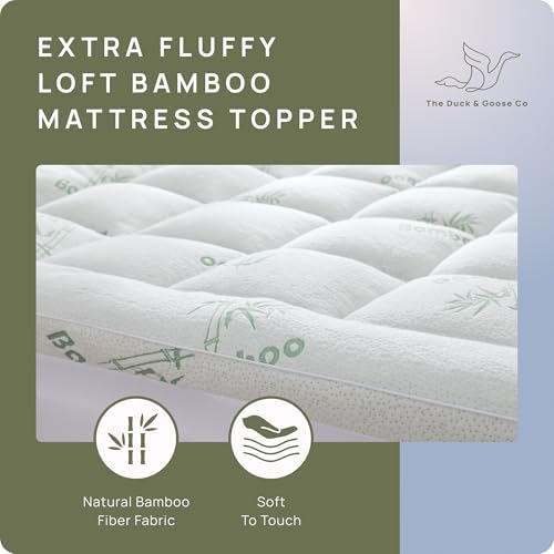 Cooling Mattress Topper Queen Size - Back Pain Relief