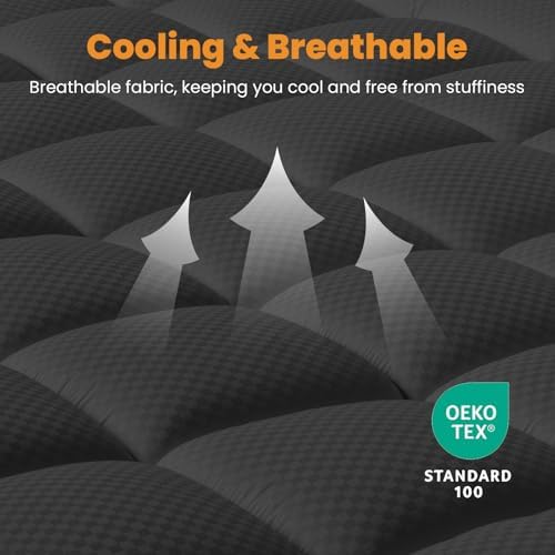 MATBEBY Full Size Mattress Pad - Cooling Breathable 54x75 Inches