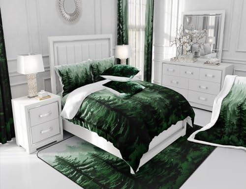 Feelyou Fog Forest Sheets 4Pcs Set