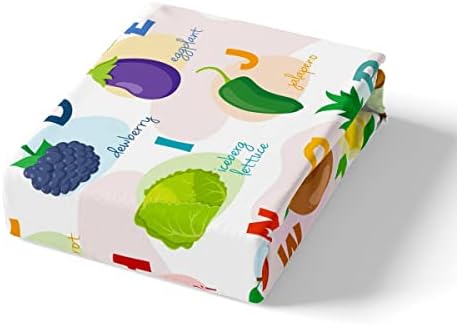 Feelyou Toddlers ABC Fitted Sheet Set Twin Size