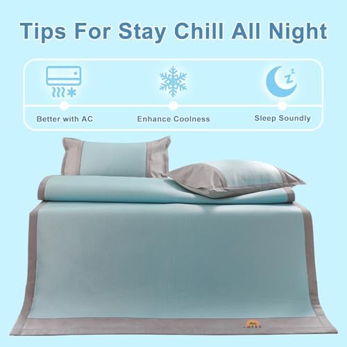Your Moon Queen Size Cooling Mattress Pad with 3D Air Mesh