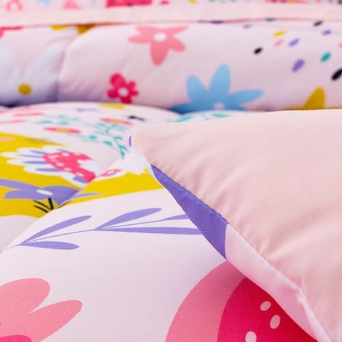 A Nice Night - Kids Boys Floral Cats Printed Bedding Set