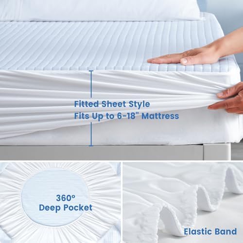 PHF Cooling Waterproof California King Mattress Protector
