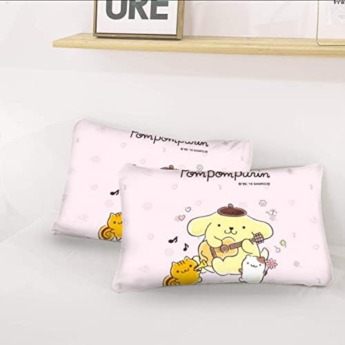 DIEZ Cartoon Pompompurin 3D Bedding Set 3 Piece
