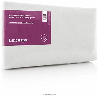 LINENSPA Waterproof Mattress Pad 44x52 Non-Slip Protector for Full Queen