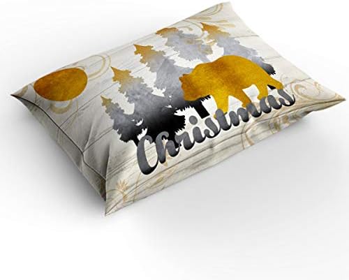 LooPoP Christmas Comforter Sets California King Bear Tree Bedding