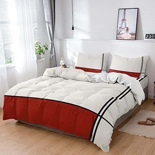 LooPoP 4PCS California King Duvet Cover Set