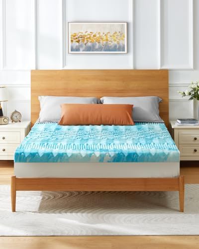 PERLECARE 3 Inch 7-Zone King Memory Foam Mattress Topper